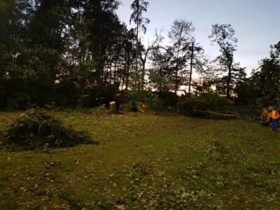 Nach dem Arbeitseinsatz